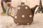 2015 hot sale polka dot teapot coffee pot milk tea pot red tea p